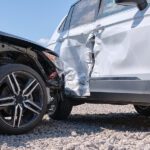 Damaged In Heavy Car Accident Vehicles After Collision On City S